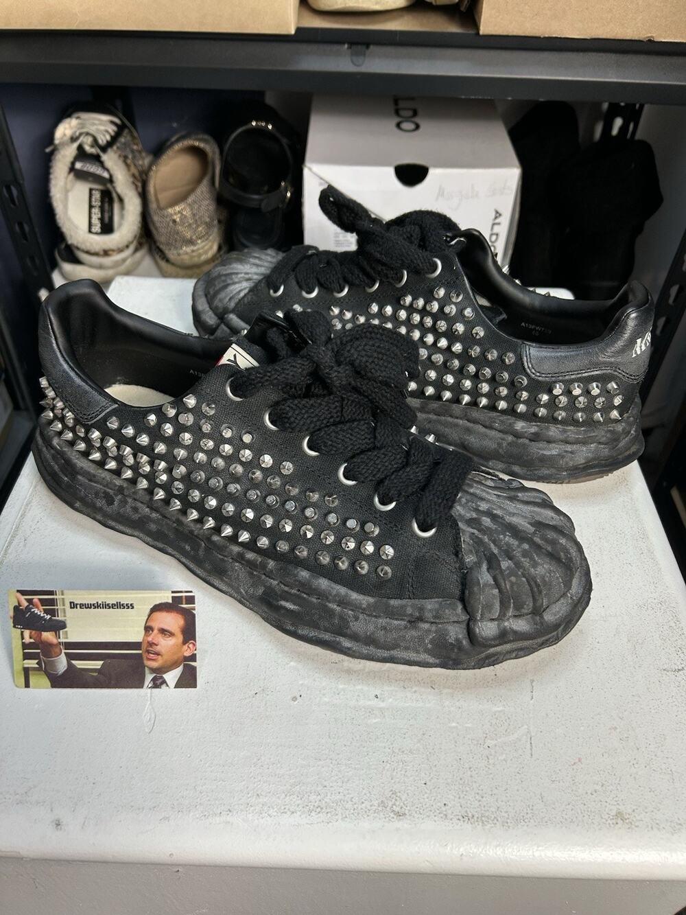 Maison Mihara Yasuhiro MMY Blakey Studded Sneaker Size 46 EU / 13 US MENS